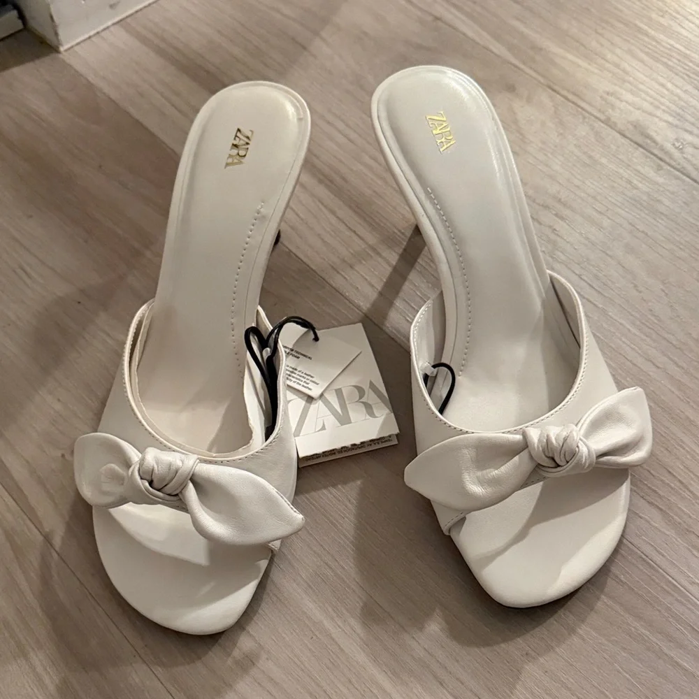 Zara Open Toe Heels - Picture 2 of 12